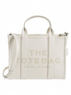Marc Jacobs The Tote Bag in Ivory Leather